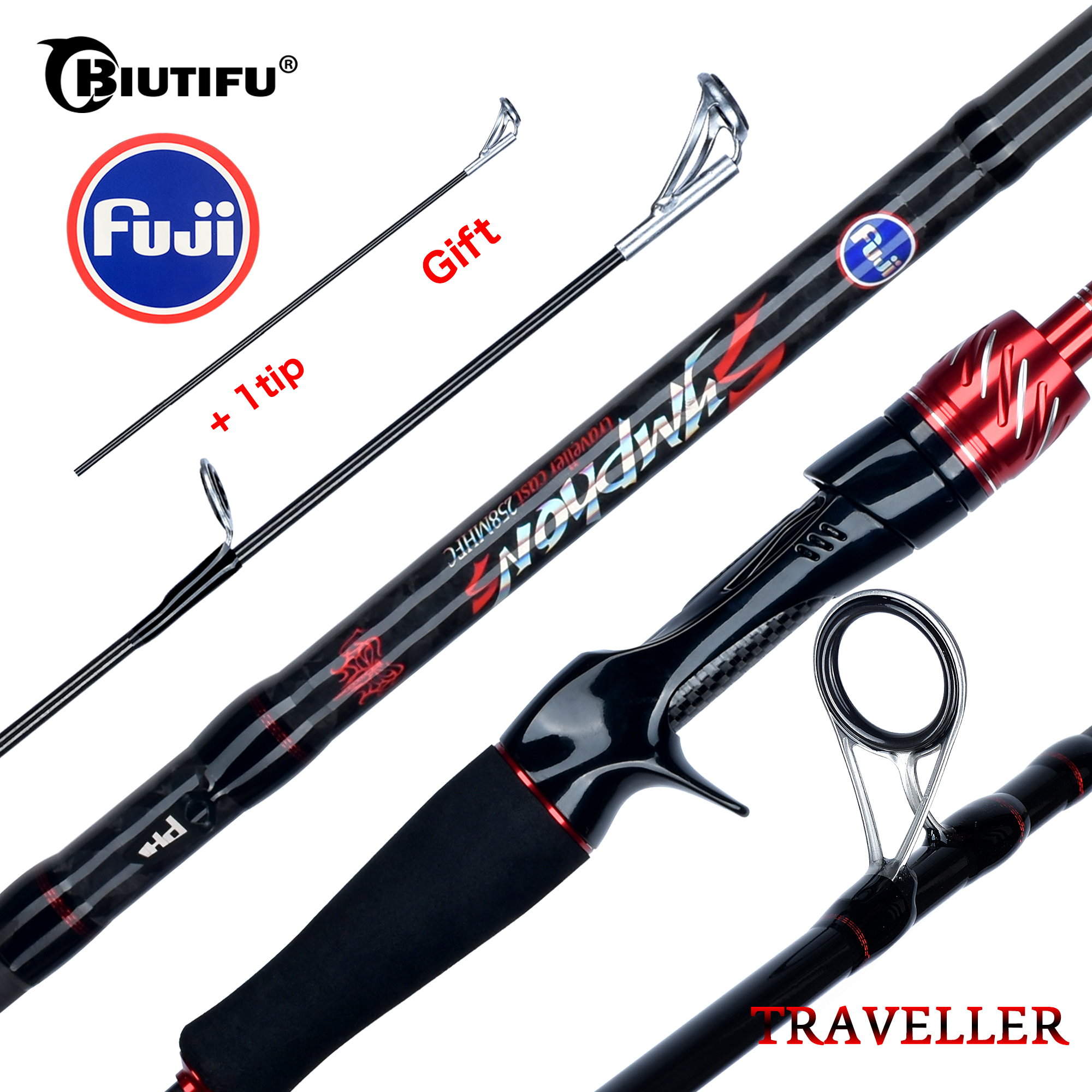 BIUTIFU Spinning Casting Fuji  - Fishing Rod Surf のレビューと価格