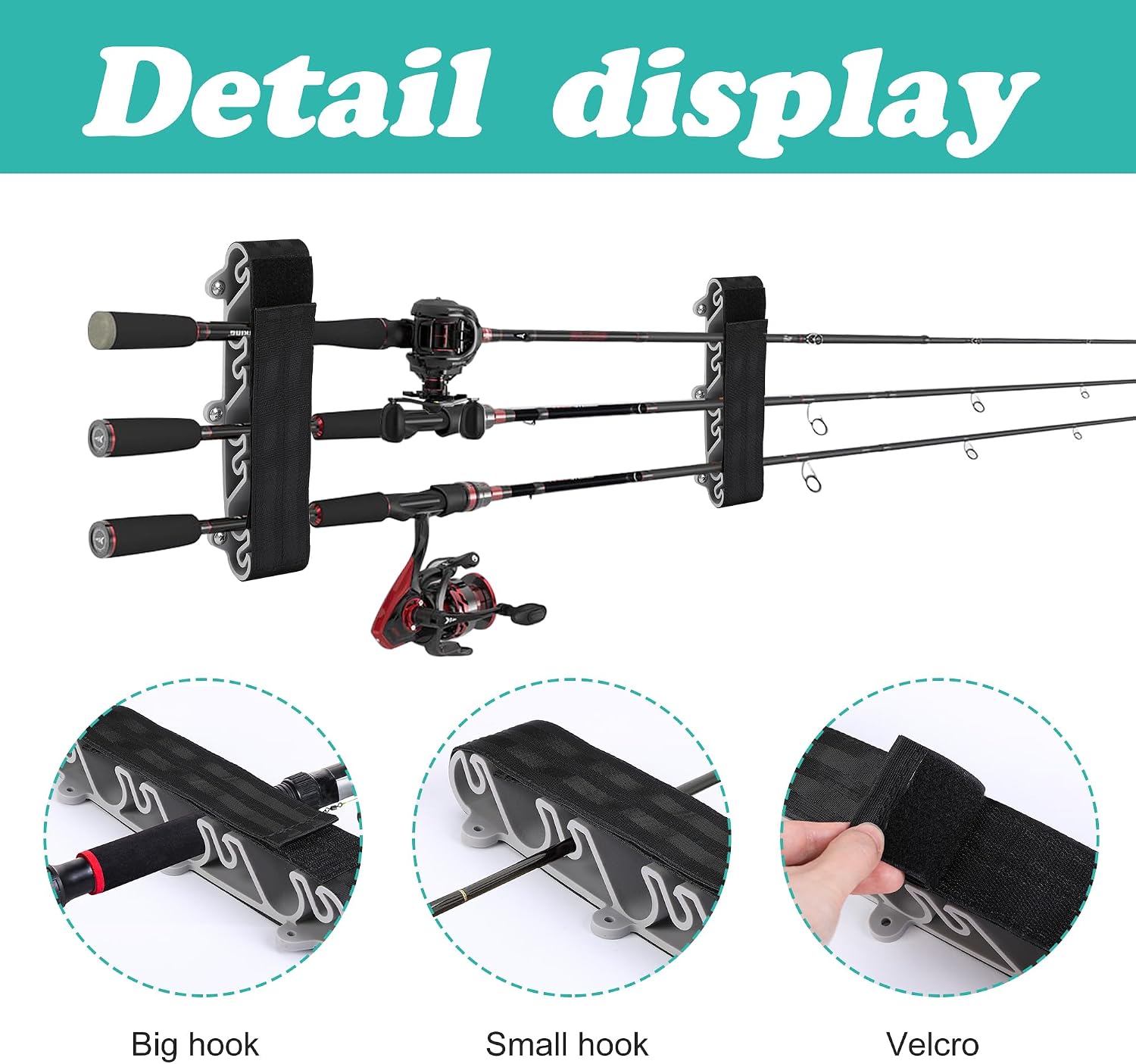 RunNico 2 pack Boating Vertica - Fishing Rod Rack のレビューと価格