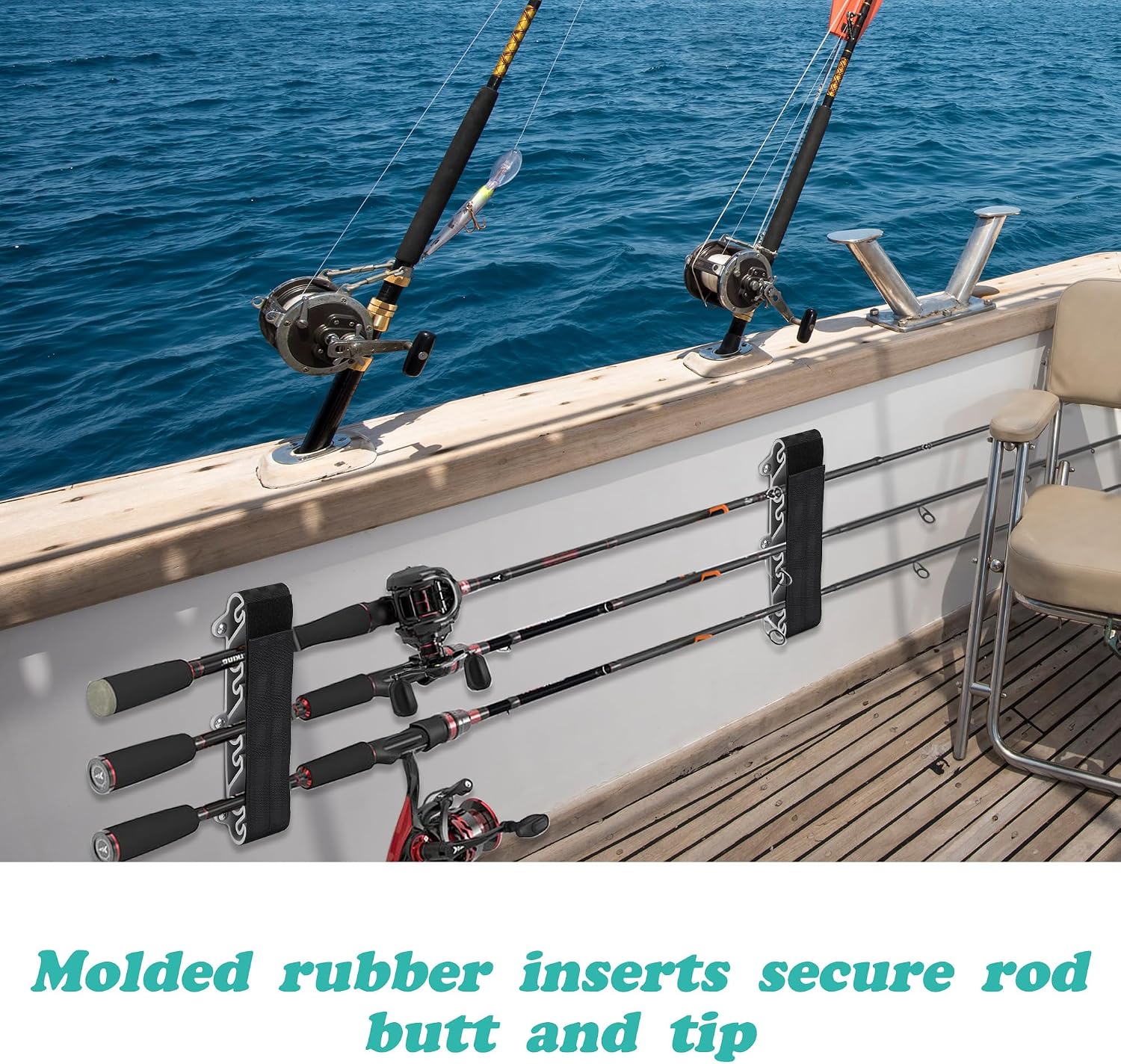 RunNico 2 pack Boating Vertica - Fishing Rod Rack のレビューと価格