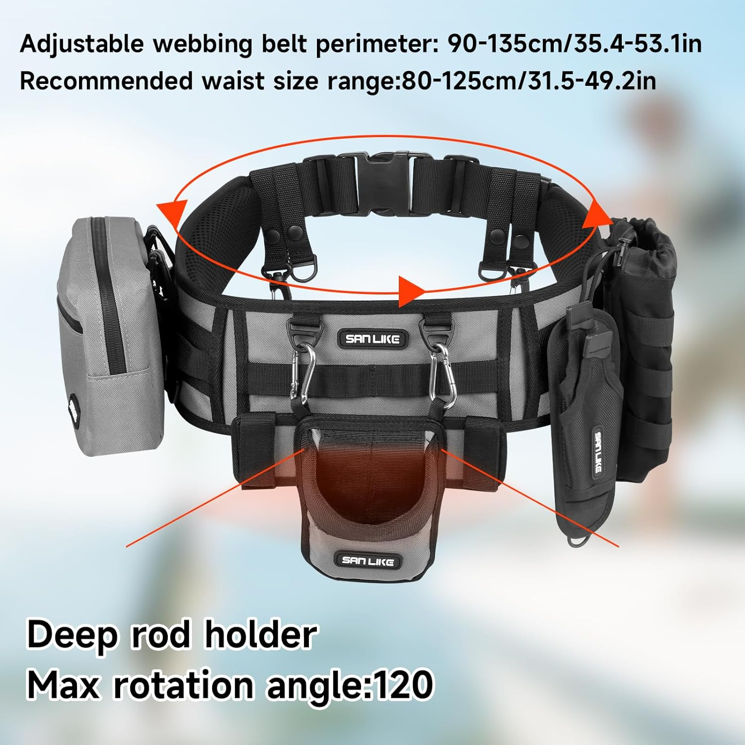 SANLIKE Fishing Belt Rod Holde - Fishing Rod Fly のレビューと価格