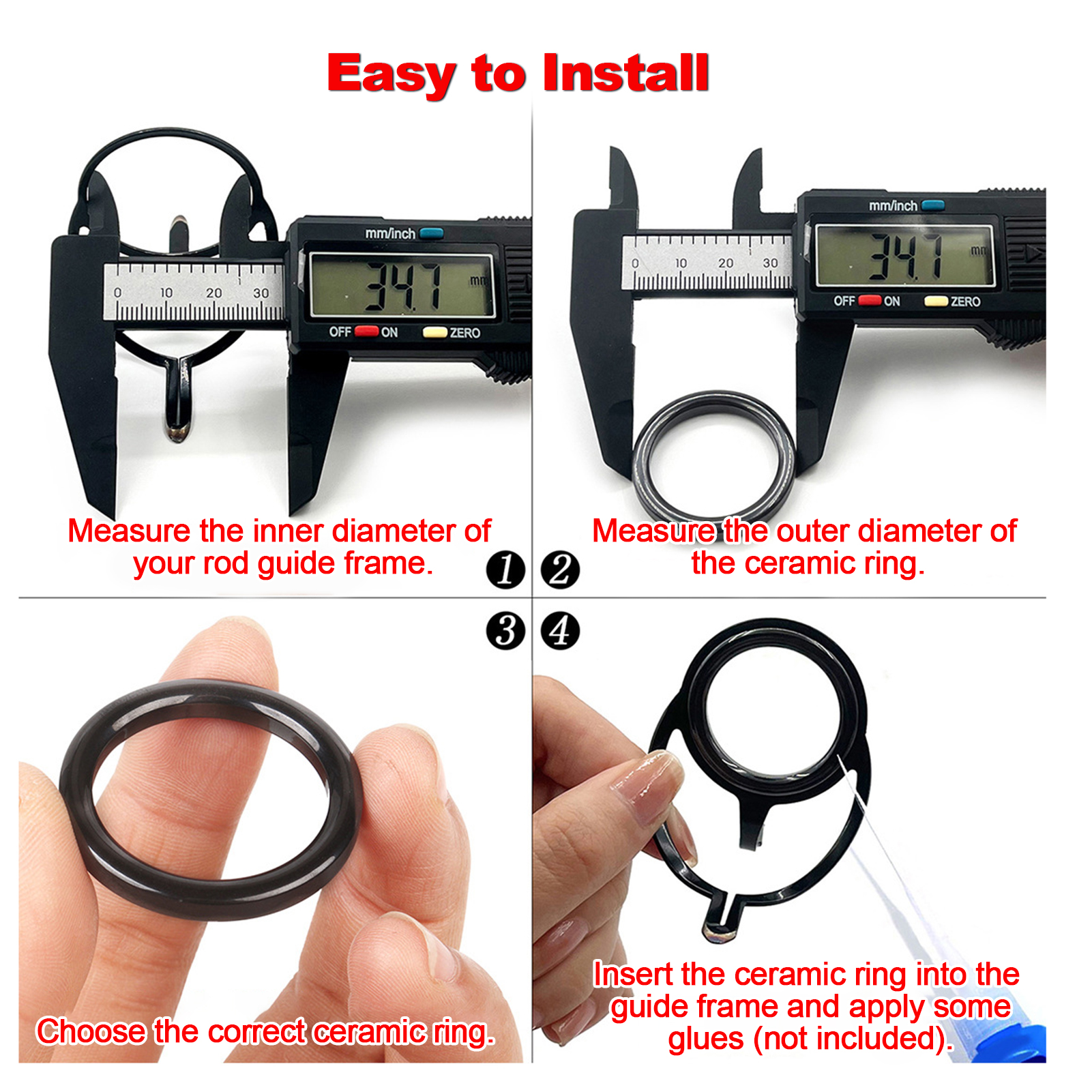 Fishing Rod Guide Repair Kit C - Fishing Rod Repair Kit のレビューと価格