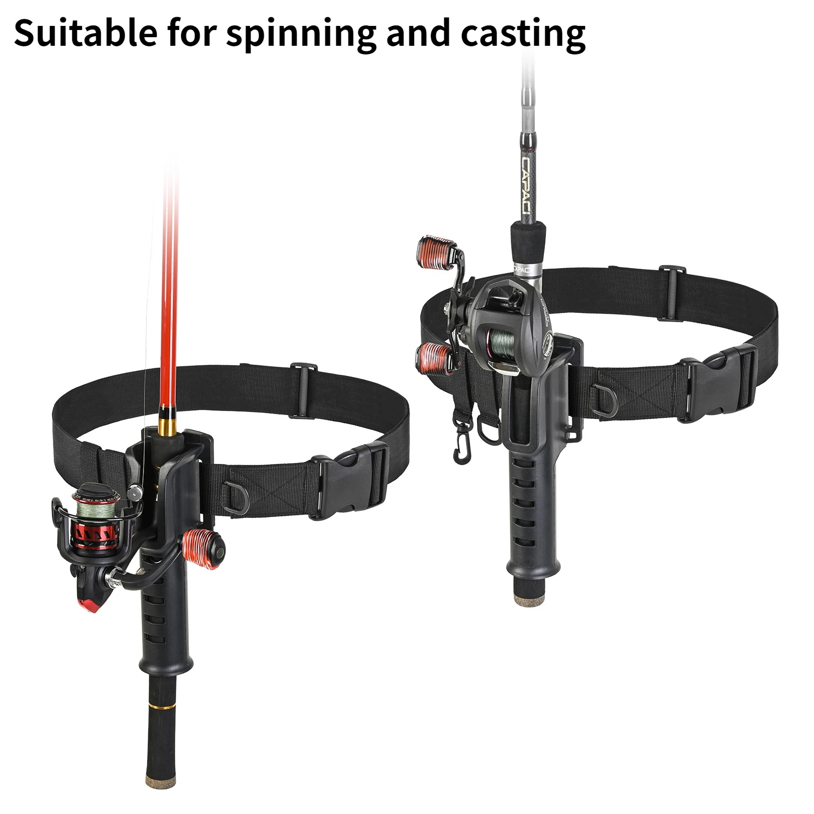 Hanging Fishing Waist Belt Rod - Fishing Rod Spinning のレビューと価格