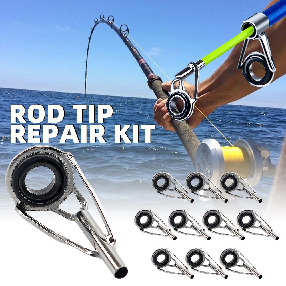 Rod Tip Repair Kit 10pcs Fishi - Fishing Rod Tip Replacement のレビューと価格