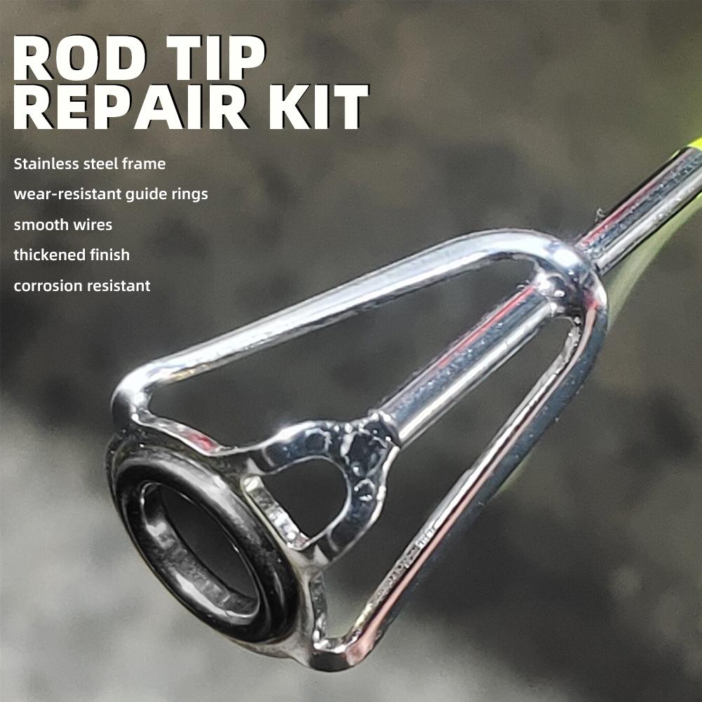 Rod Tip Repair Kit 10pcs Fishi - Fishing Rod Tip Replacement のレビューと価格