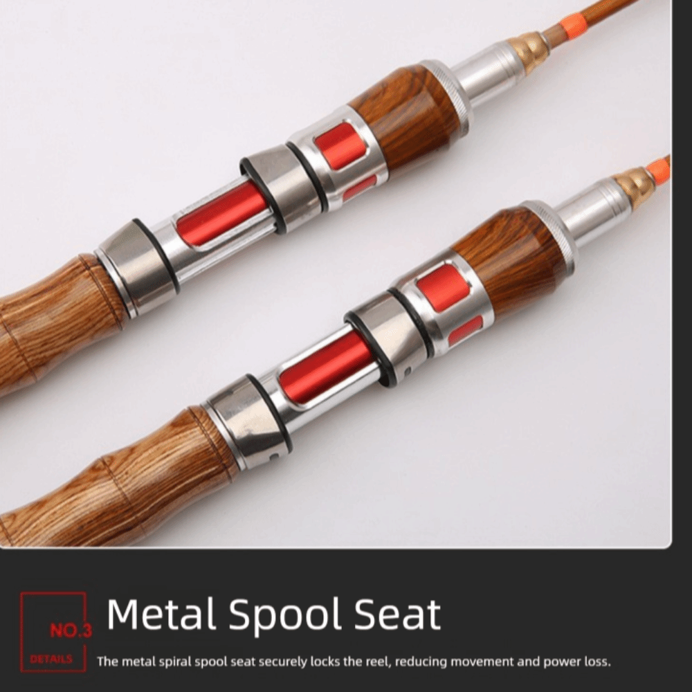 2025 4 Sections Spinning Fishi - Fishing Rod Carbon Fiber のレビューと価格
