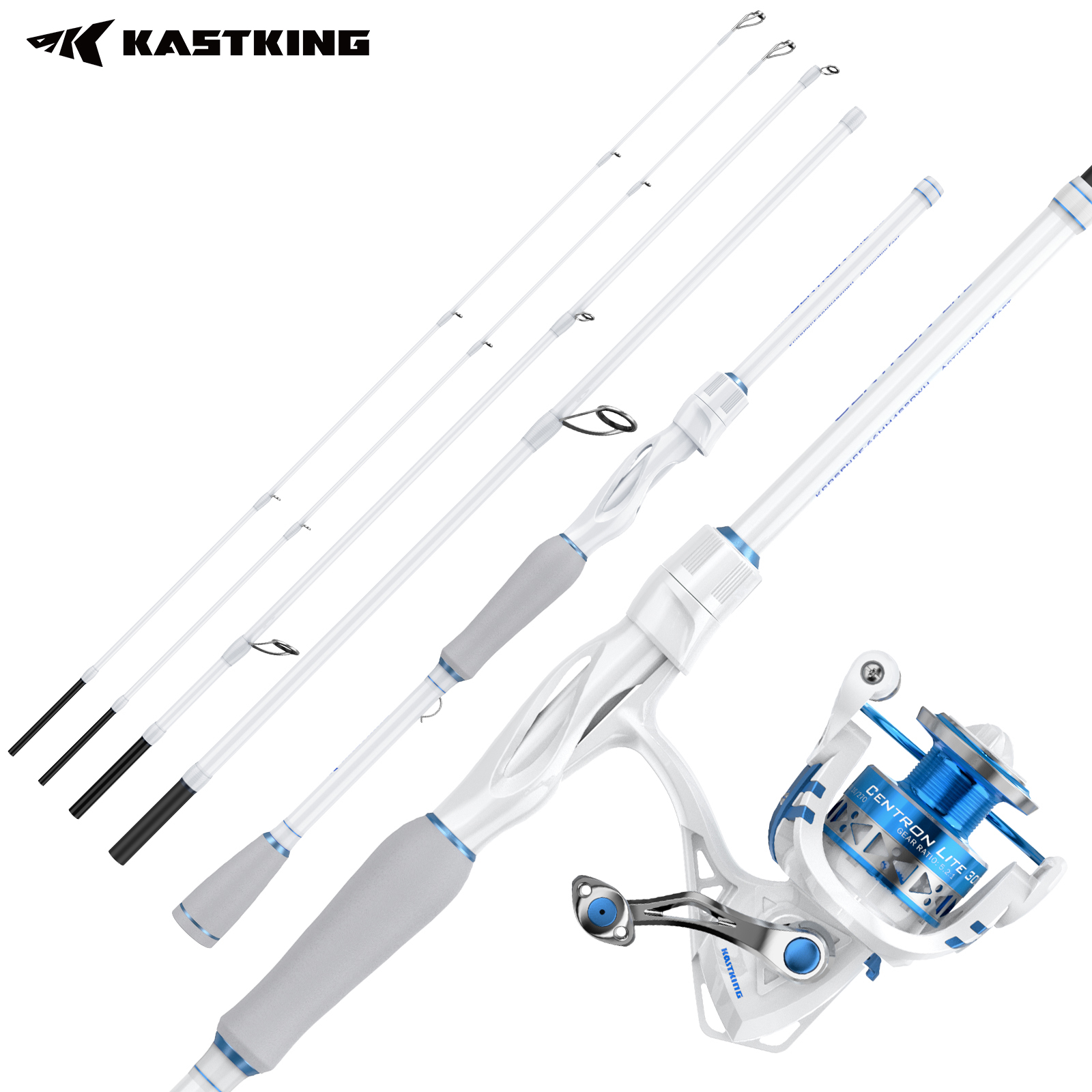 KastKing Centron Lite Travel S - Fishing Rod Combo のレビューと価格
