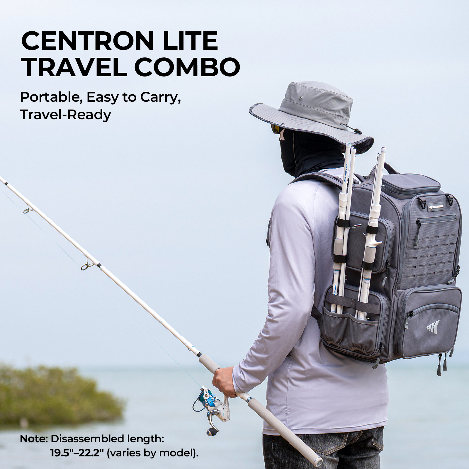 KastKing Centron Lite Travel S - Fishing Rod Combo のレビューと価格
