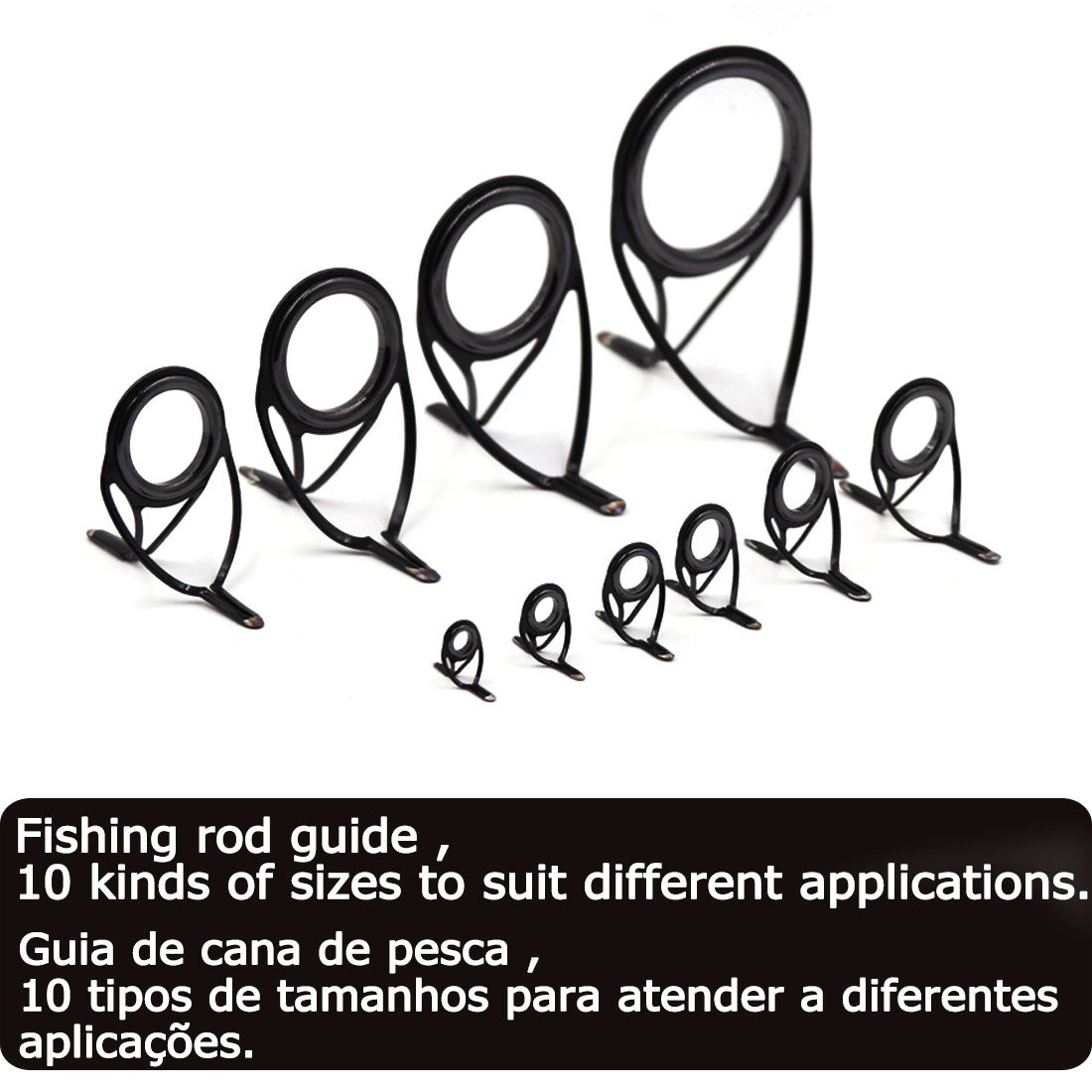 9KM OB Curved Rod Guide Kit 10 - Fishing Rod Guide Replacement のレビューと価格