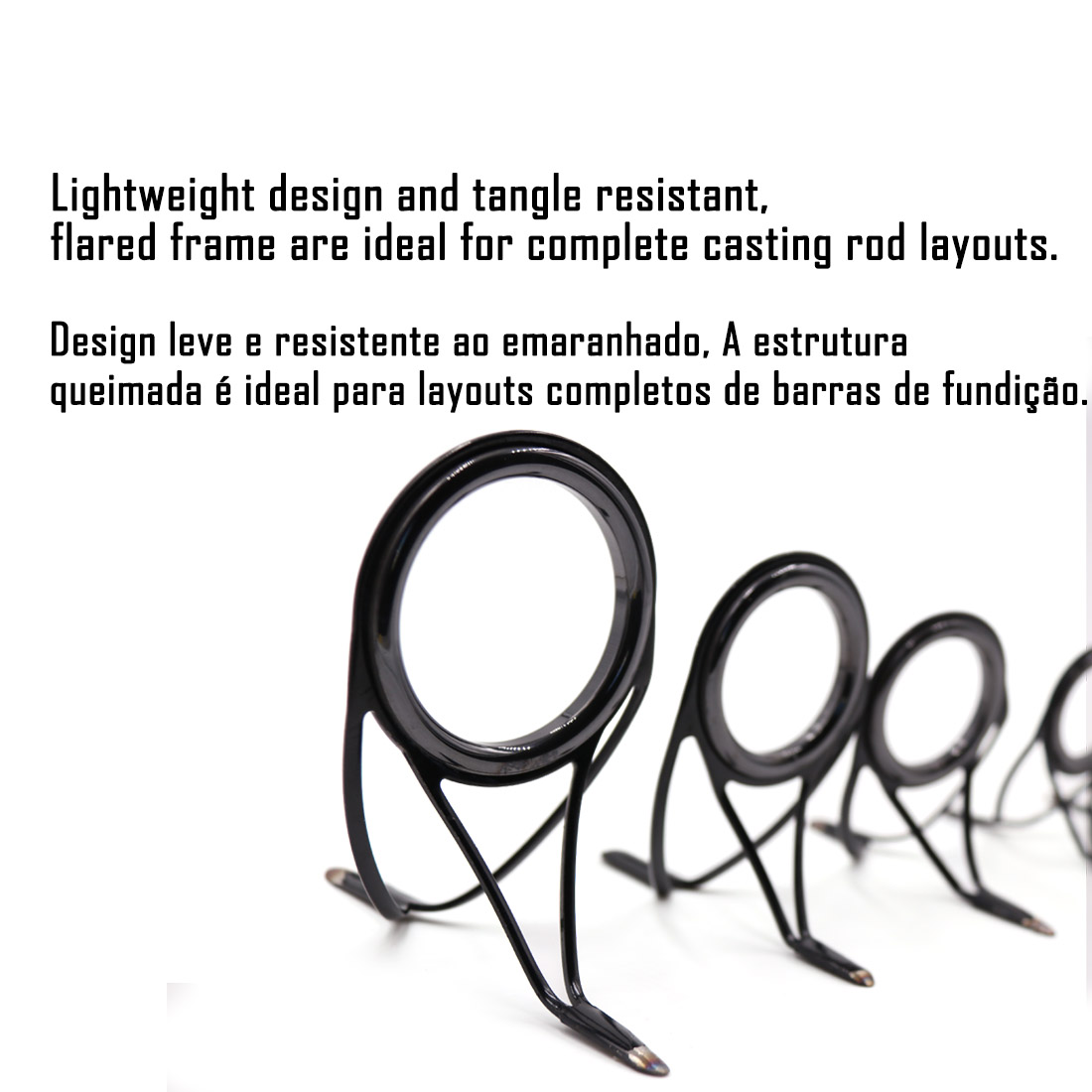 9KM OB Curved Rod Guide Kit 10 - Fishing Rod Guide Replacement のレビューと価格