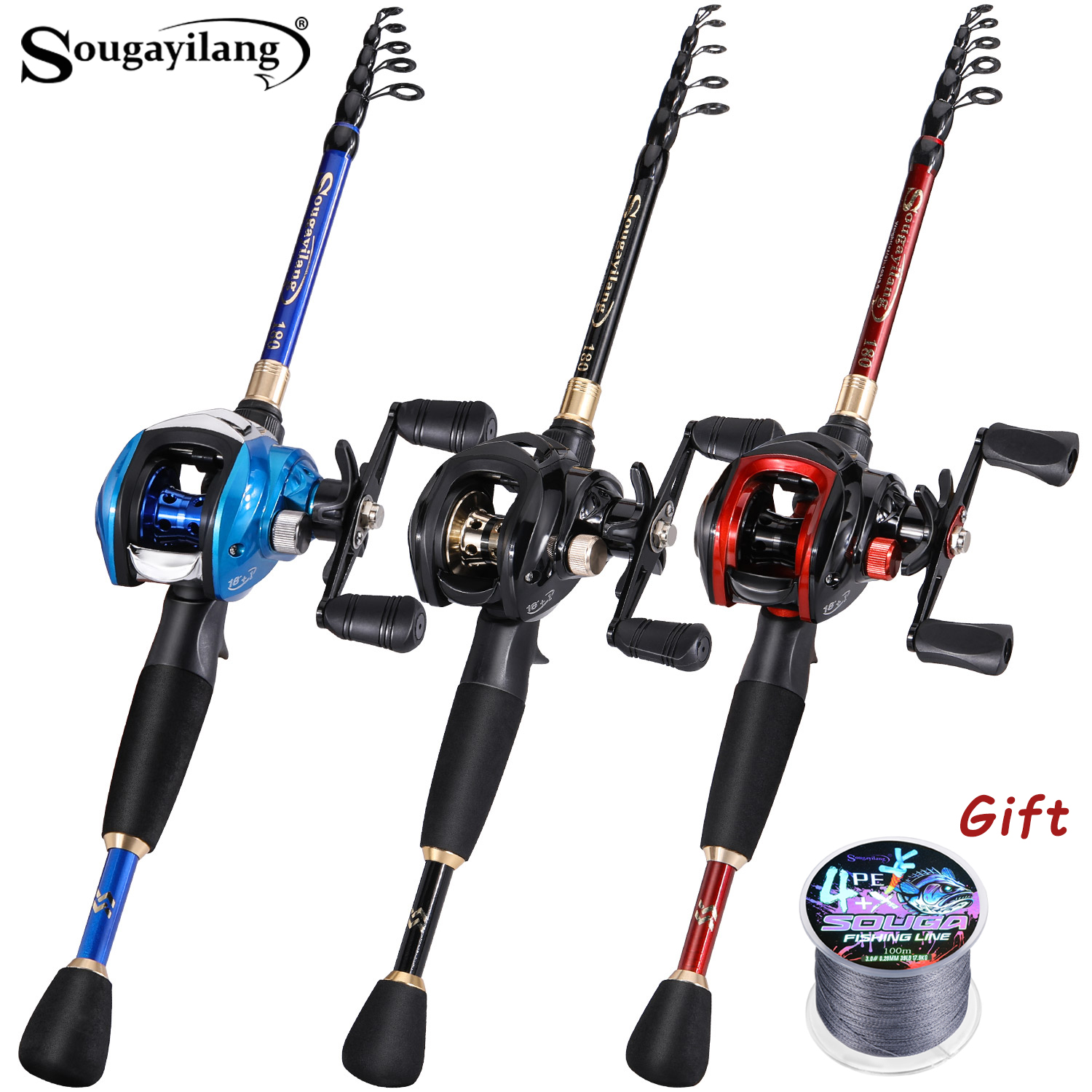 Sougayilang Fishing Set with C - Fishing Rod Carbon Fiber のレビューと価格