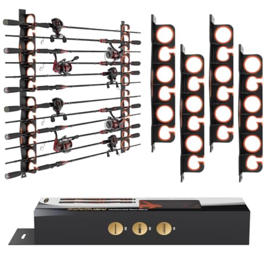 SafeGuard Fishing Rod Holder f - Fishing Rod Rack のレビューと価格