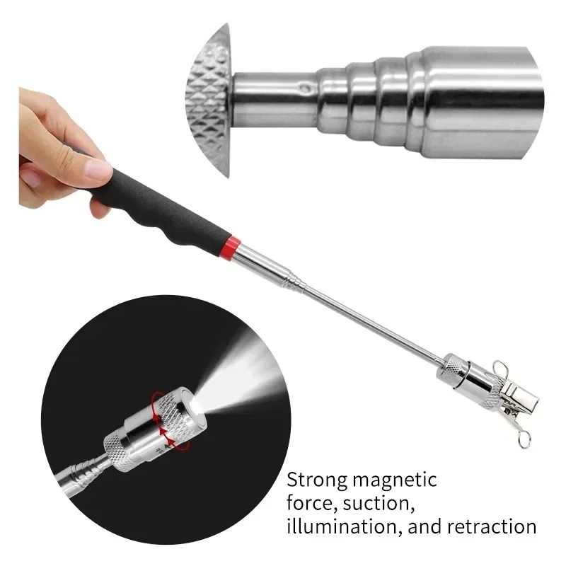 Telescopic Magnetic Pen with L - Fishing Rod Travel のレビューと価格
