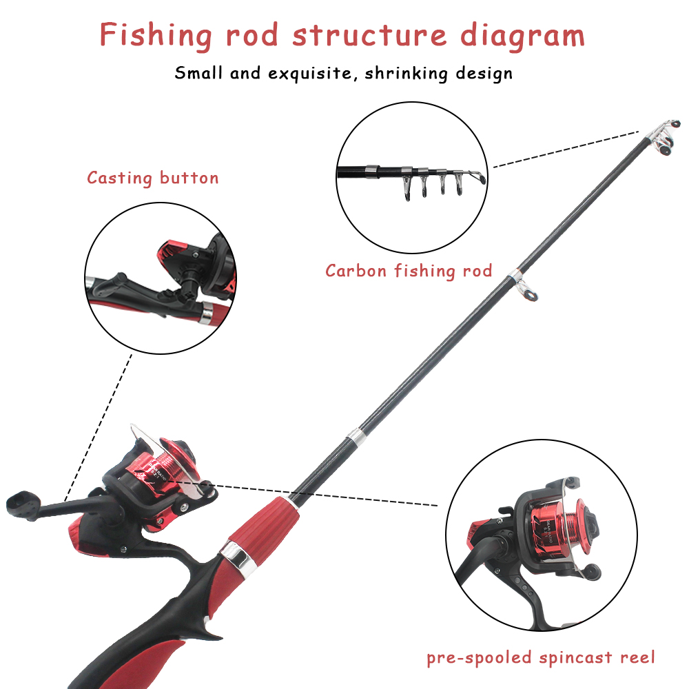 Kids Fishing Pole Set Fishing  - Fishing Rod Ice のレビューと価格