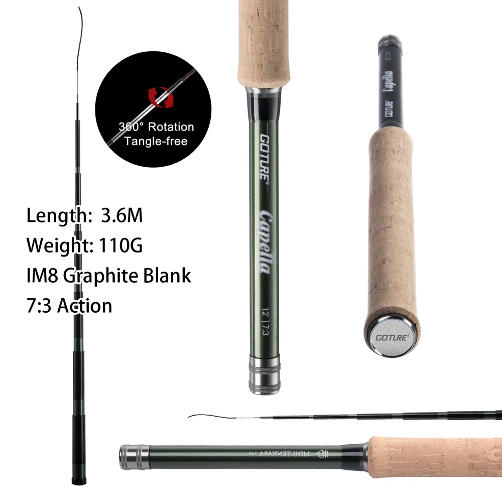 Goture 12FT Classical Tenkara  - Fishing Rod Combo のレビューと価格